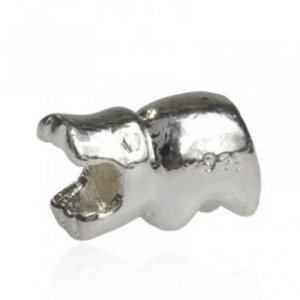 Pandora Outlet Hippo Silver Animal Bead