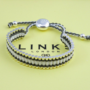 Links of London Friendship Bracelet grey and white