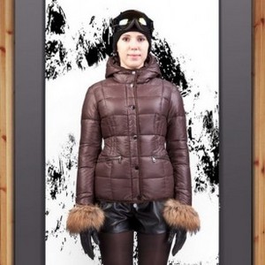 Girls Moncler Padded Down Jacket With Hood 60