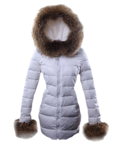 Moncler Mari Women Coat Euramerican Style White