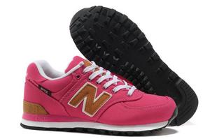 Pink Brown Womens New Balance 574 512071