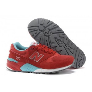 New Balance 999 Fire Red light Blue Womens New 2014