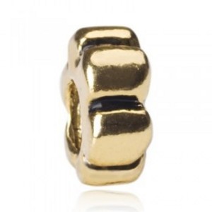 Pandora Outlet Pumpkin Gold Spacer Bead