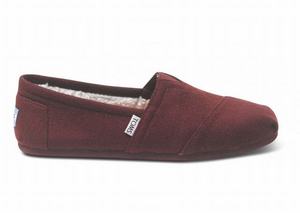 Toms Bourgogne Wollen Heren Classics Schoenen