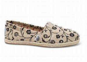 Toms Geborduurde Bloemen Dames Classics Schoenen