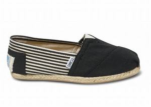 Universiteit Black Toms Rope Sole Dames Classics Schoenen