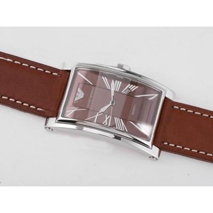Replica Fancy Emporio Armani with Brown Dial and Strap-Roman Marking AAA Watches [O4O8]