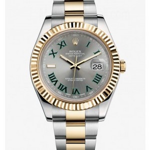 Replica Rolex Datejust II Watch: Yellow Rolesor - combination of 904L steel and 18 ct yellow gold C M116333-0001
