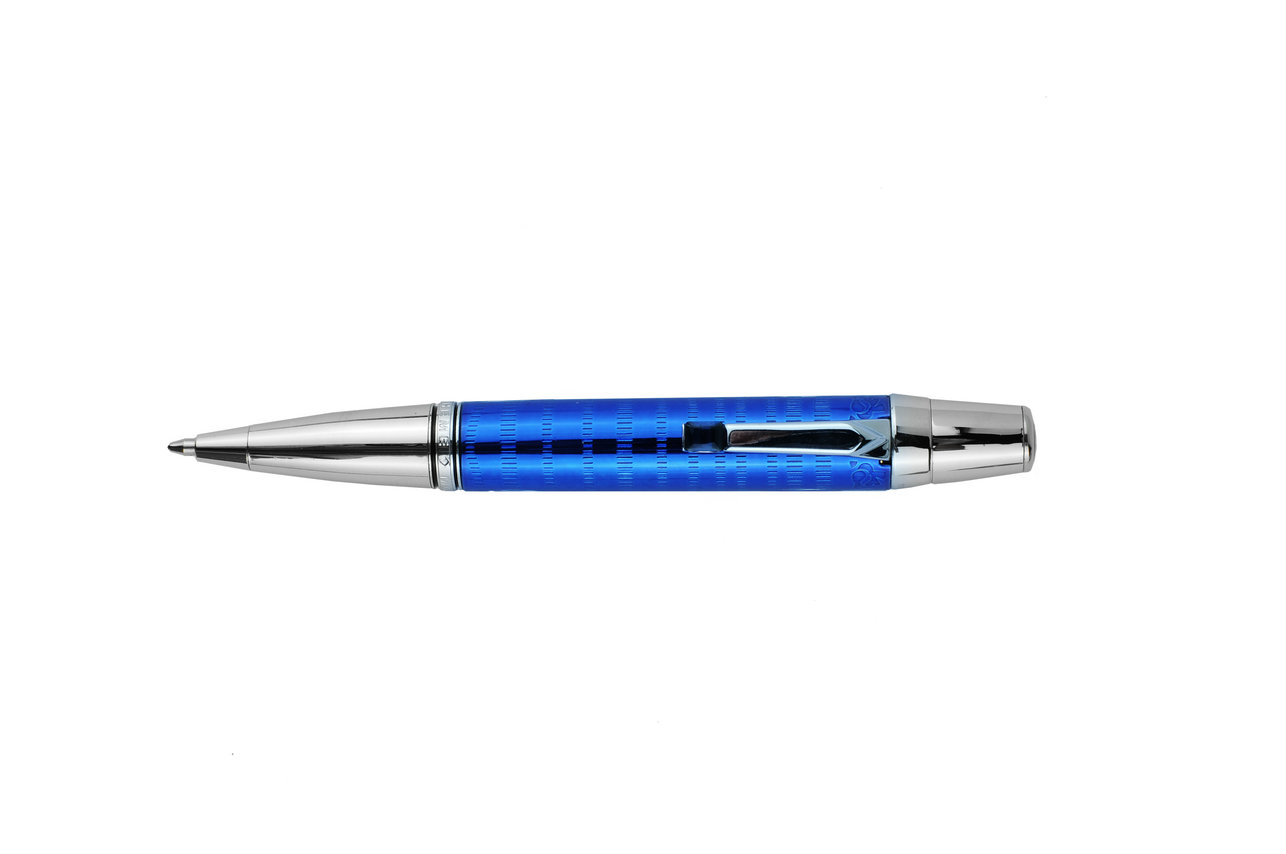 mont blanc boheme paso boble blue ballpoint pen