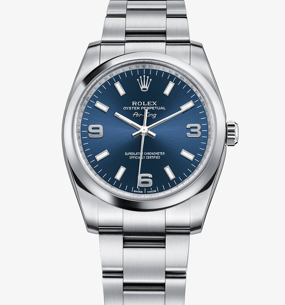 Replica Rolex Air -King Horloge : 904L staal - M114200-0001