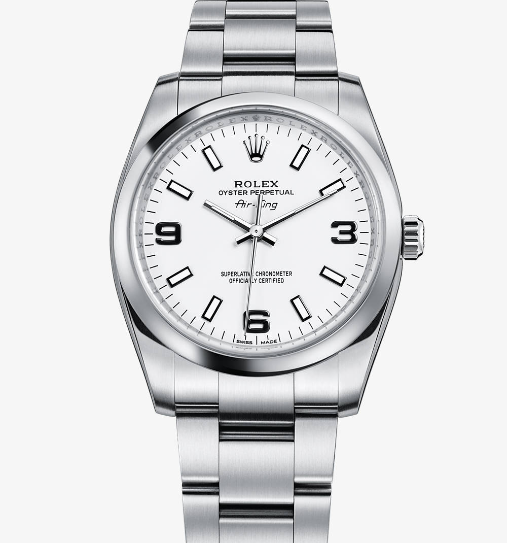 Replica Rolex Air -King Horloge : 904L staal - M114200-0003