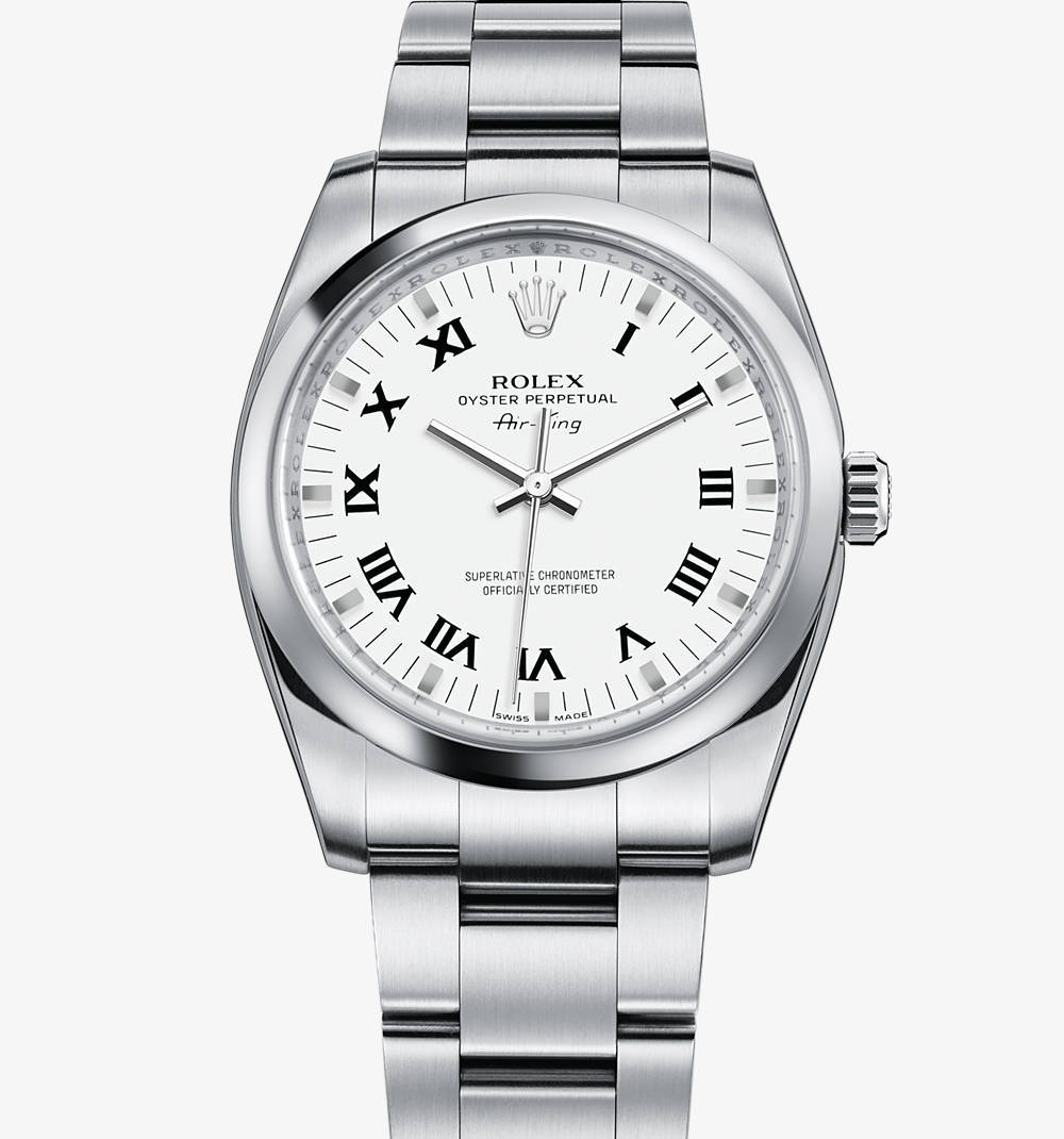 Replica Rolex Air -King Horloge : 904L staal - M114200-0005