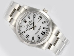 Replica Cool Rolex Air King Oyster Perpetual Automatische Met Witte Dial AAA Horloges